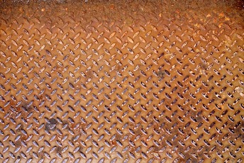 Rusted Diamond Plate - Brooklyn NY