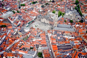 Bruges From Above - Belguim